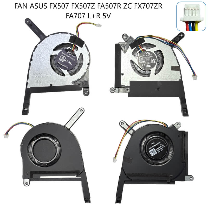 FAN ASUS FX507 FX507Z FA507R ZC FX707ZR FA707 L+R 5V