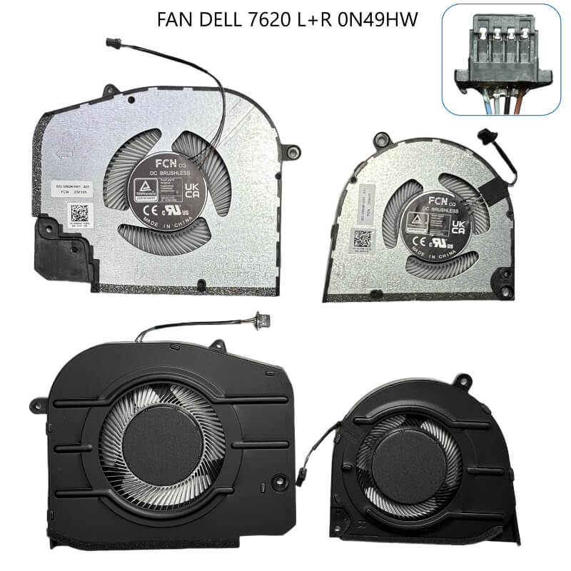 FAN Dell 7620 L+R ORG 0N49HW