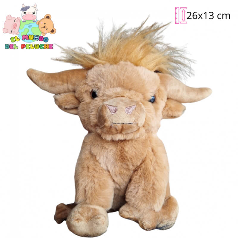 Peluche Vaca de las Tierras Altas #1 Highland Cow | 13x26 cm | El Mundo del Peluche