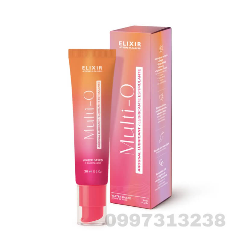 Gel Lubricante Íntimo Multi O Elixir - MULTIORGASMO: Intensifica el Placer y la Sensibilidad