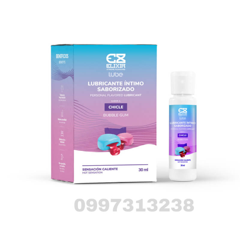 Lubricante Saborizado Chicle Elixir