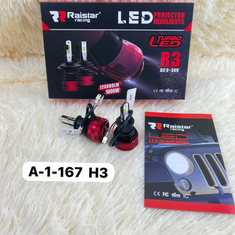 LED MARCA RAISTAR 120.000LM 1000W H3