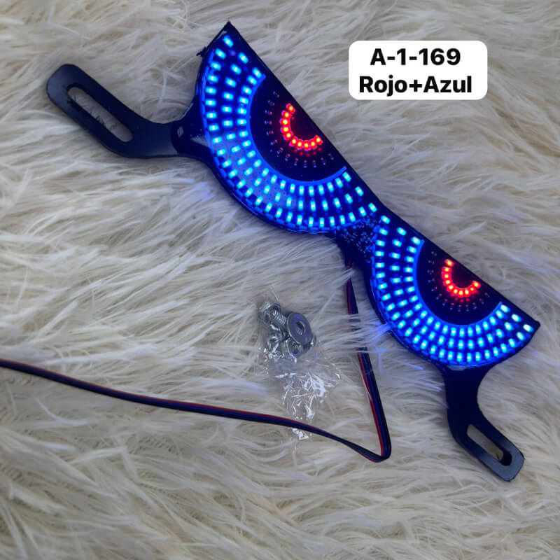 OJOS LED PARA MATRICULA DE MOTO