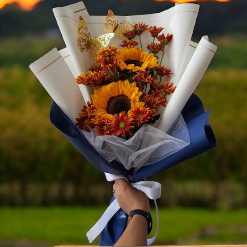 Aroma de Otoño: Girasoles y Flores Silvestres en Ibarra