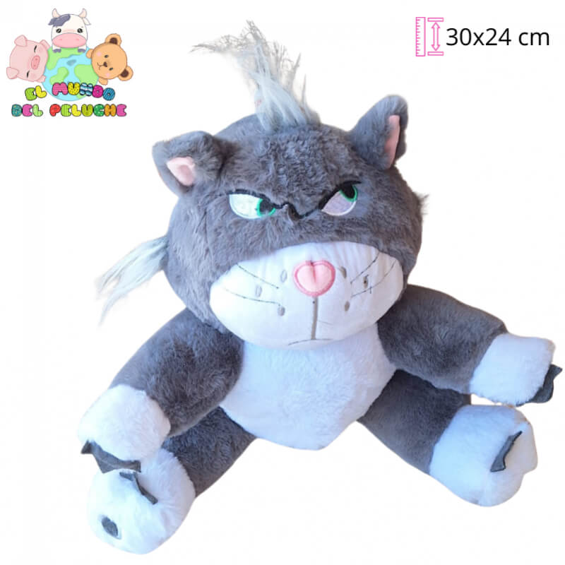 Peluche Lucifer #3 | Gatito Travieso | 30x24 cm | El Mundo del Peluche