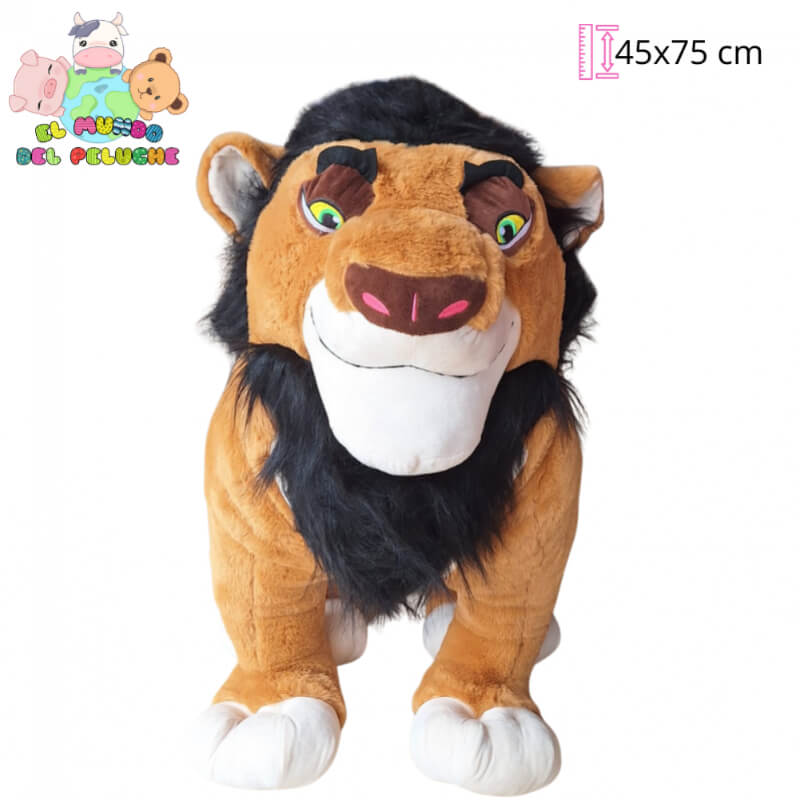 Peluche Scar #5 | León Villano | 45x75 cm | El Mundo del Peluche