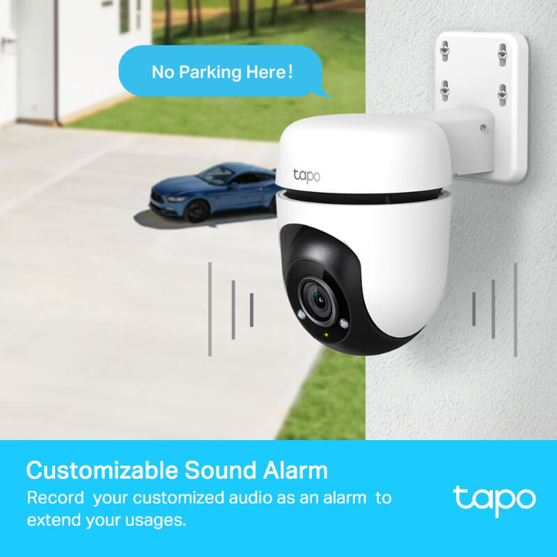 CÁMARA DE SEGURIDAD TAPO C500 PARA EXTERIOR CON ROTACIÓN 360°