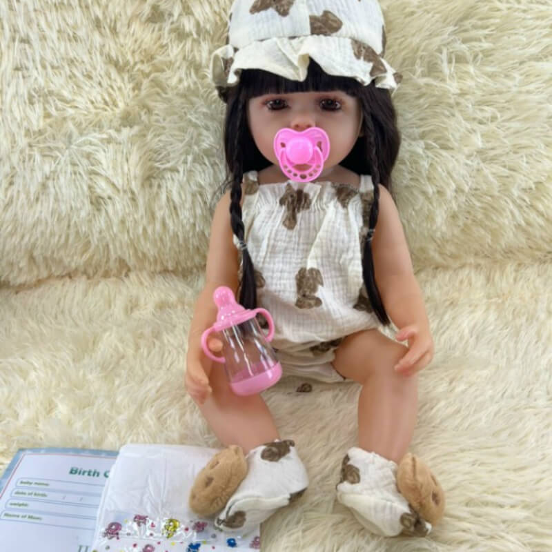 MUÑECAS REBORN SEMI REALES INCLUYE ACCESORIOS