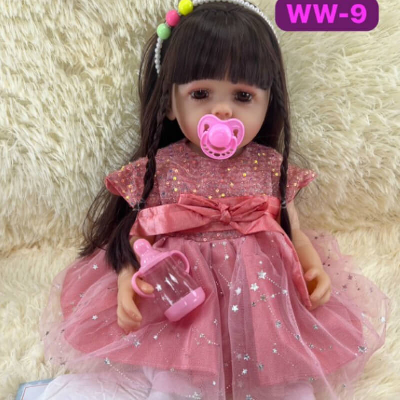MUÑECAS REBORN SEMI REALES INCLUYE ACCESORIOS