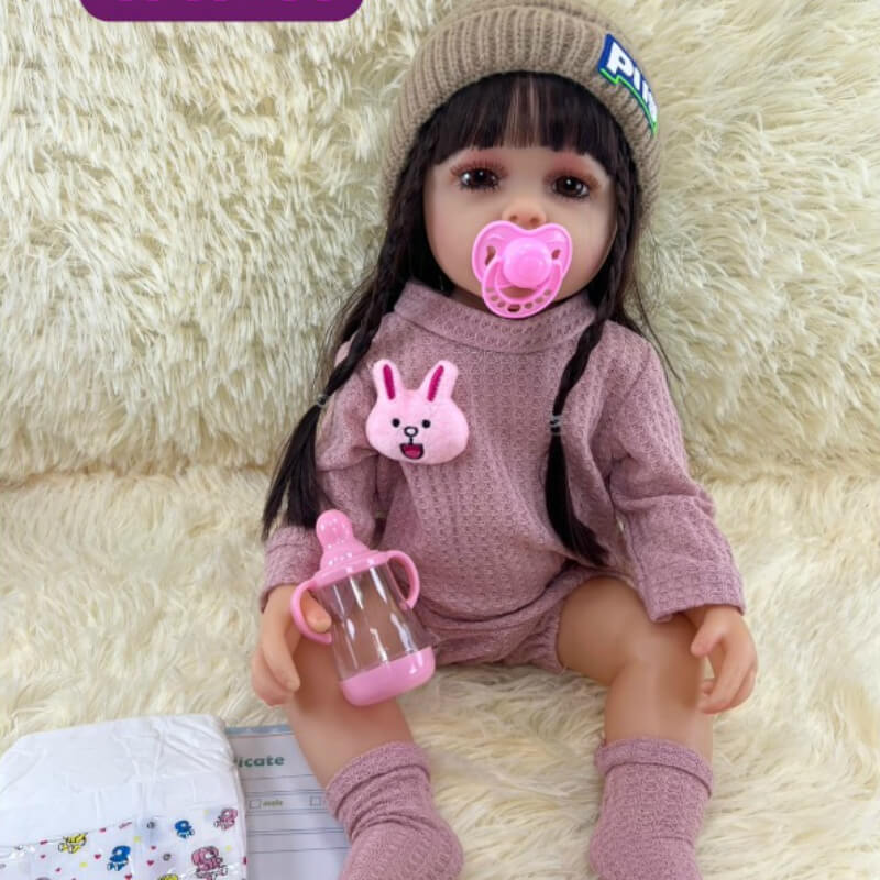 MUÑECAS REBORN SEMI REALES INCLUYE ACCESORIOS