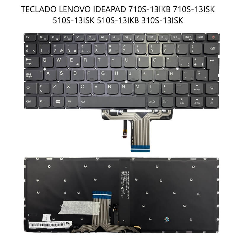 TECLADO LENOVO IDEAPAD 710S-13IKB 710S-13ISK 510S-13ISK 510S-13IKB 310S-13ISK SP BACKLIT