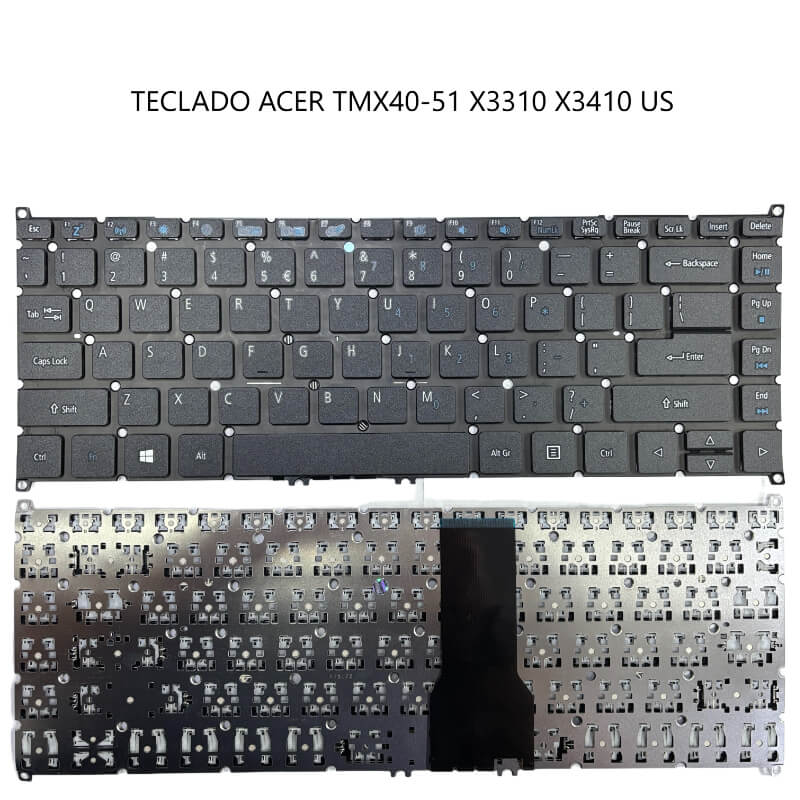 TECLADO ACER TMX40-51 X3310 X3410 US