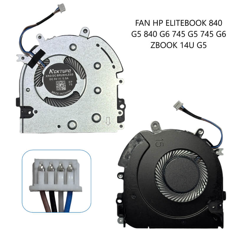 FAN HP ELITEBOOK 840 G5 840 G6 745 G5 745 G6 ZBOOK 14U G5