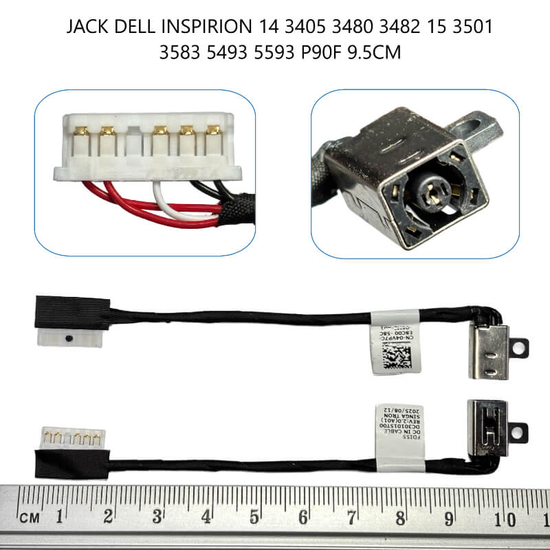 JACK DELL INSPIRION 14 3405 3480 3482 15 3501 3583 5493 5593 P90F 9.5CM
