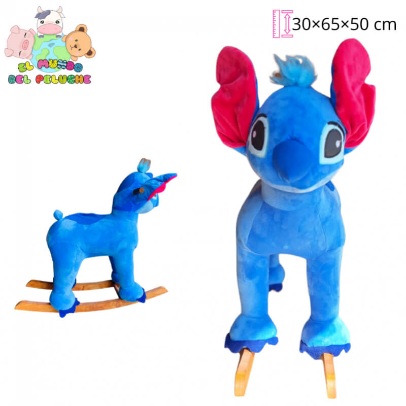 Mecedora Montable | Stitch | 30×65×50 cm | El Mundo del Peluche