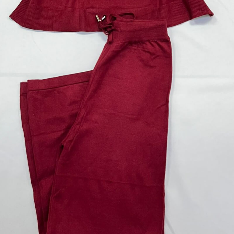 Conjunto de 2 piezas de color rojo