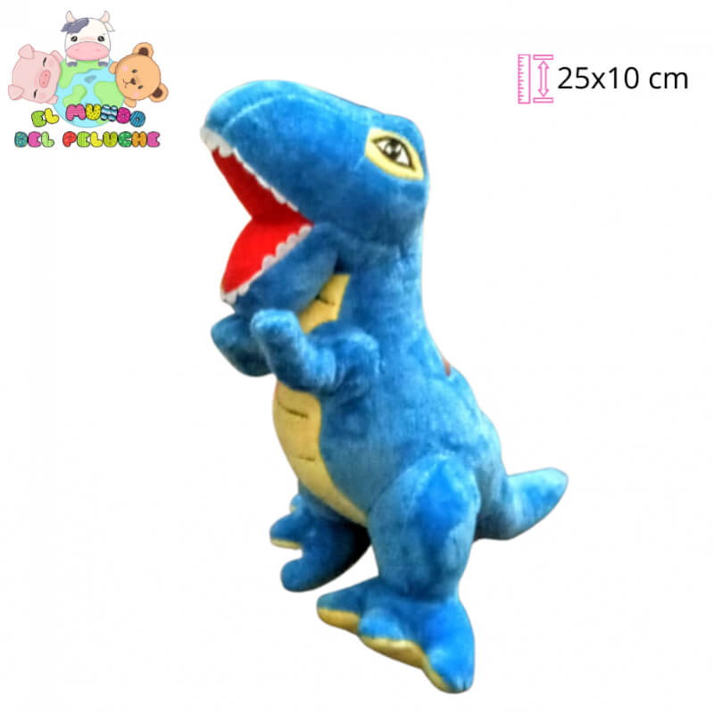 Peluche Dinosaurio Rex T-Rex | Diseño Infantil Divertido | 25 x 10 cm | El Mundo del Peluche