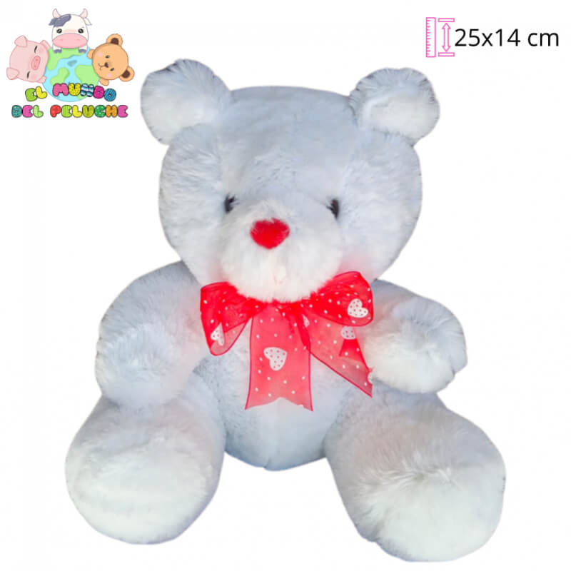 Oso de Peluche | Oso Luck #0 Especial San Valentín | 25 x 14 cm | El Mundo del Peluche