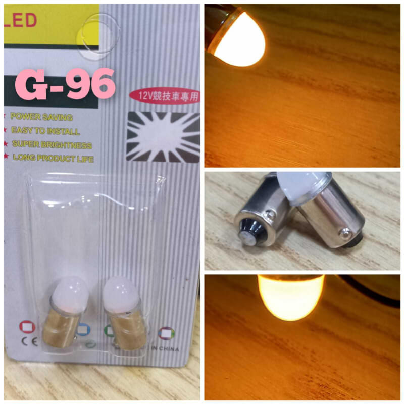 Foco led para tablero amarillo 1punto 12v