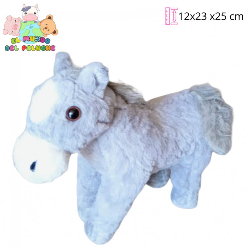 Peluche Interactivo | Caballo Chico con Sonido | 12 x 23 x 25 cm | El Mundo del Peluche