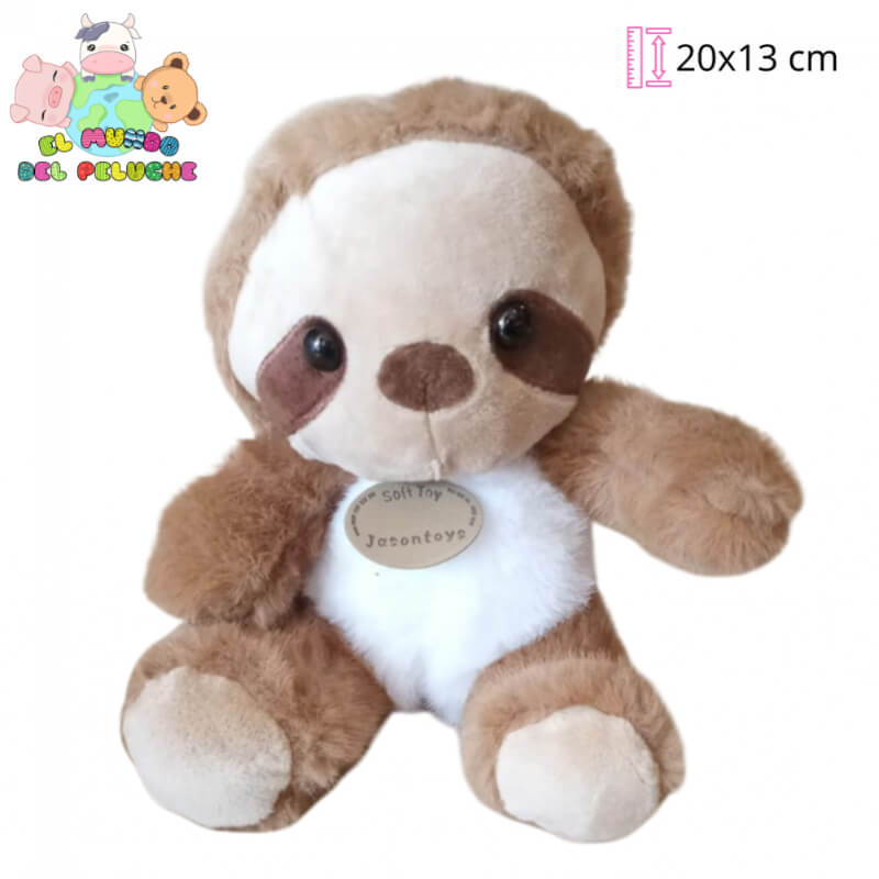 Peluche Oso Perezoso Mini | 20 x 13 cm | El Mundo del Peluche