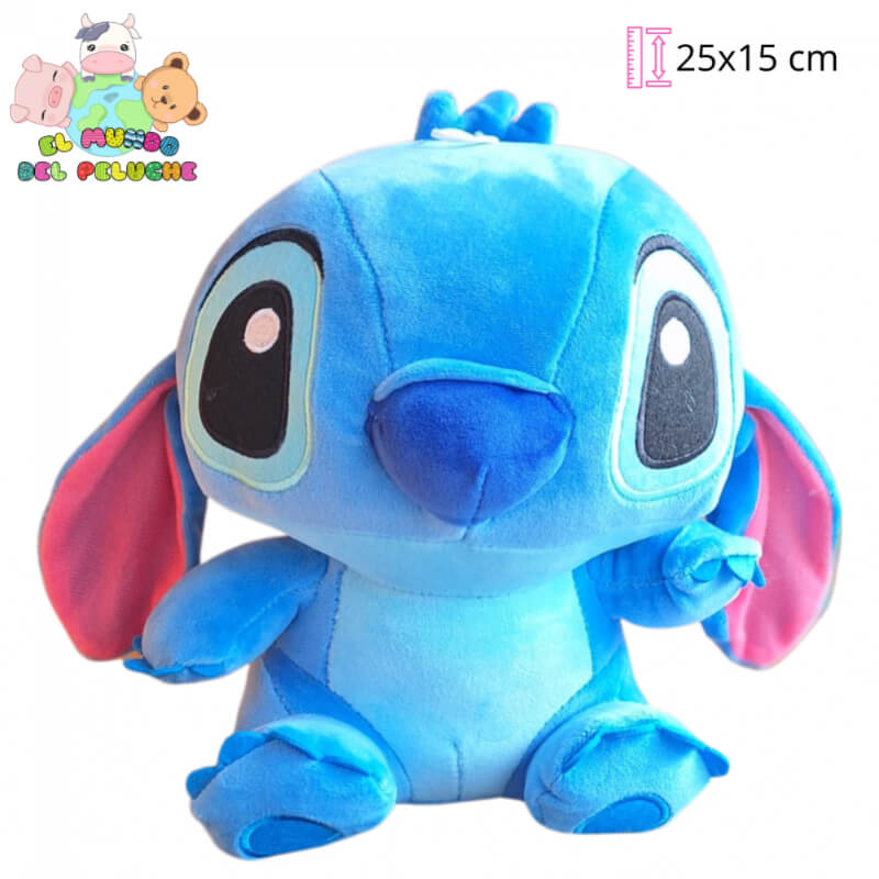 Peluche de Personaje | Stitch Cabezón Soft #1 | 25 x 15 cm | El Mundo del Peluche