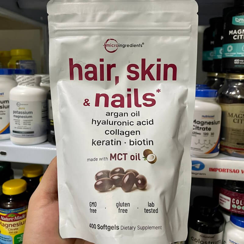 HAIR SKIN Y NAILS MICROINGREDIENTS