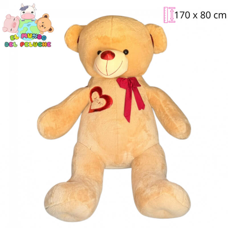 Oso de Peluche | Oso Andy #5 con Corazón | 170 x 80 cm | El Mundo del Peluche