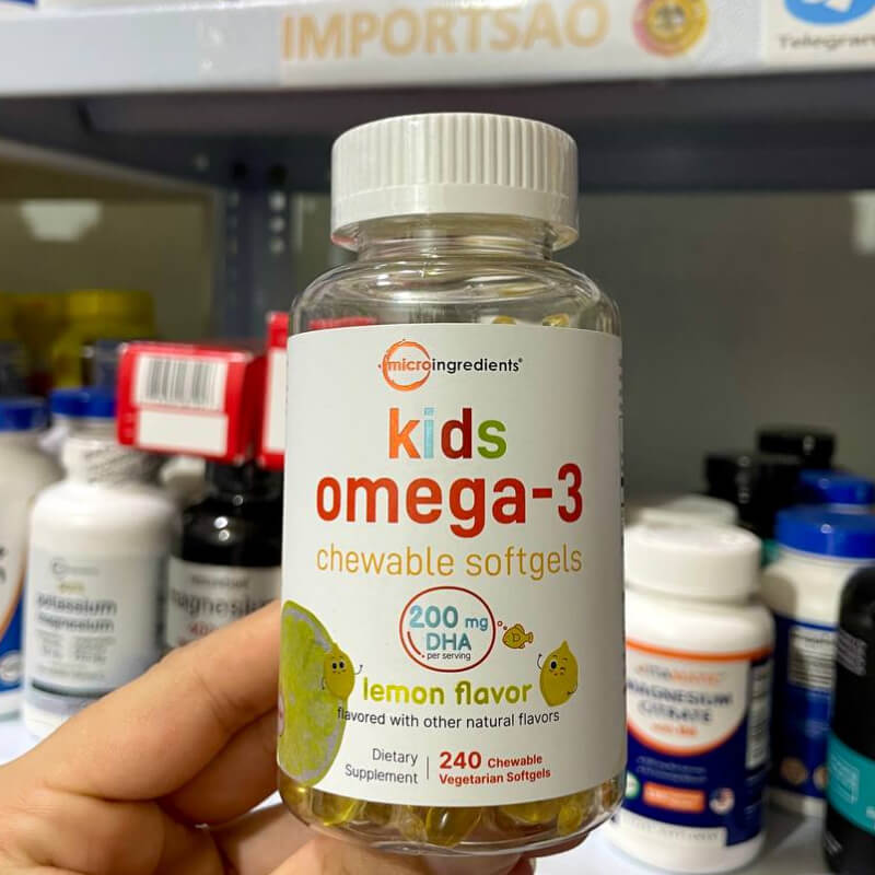 OMEGA 3 MICROINGREDIENTS PARA NIÑOS