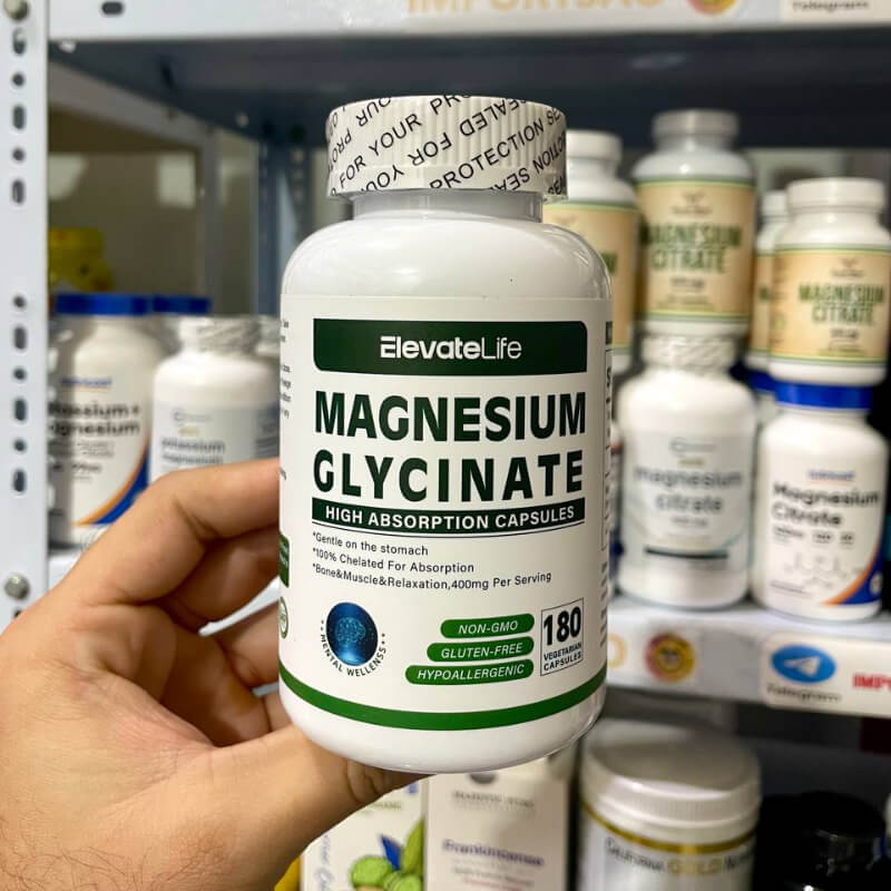 GLYCINATO DE MAGNESIO 400 MG