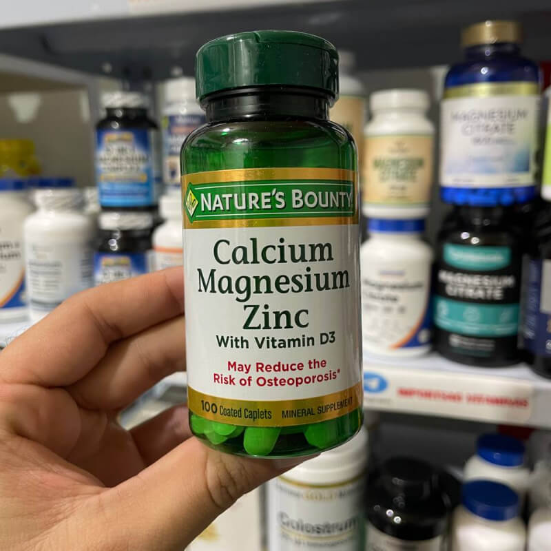 CALCIO MAGNESIO Y ZINC NATURES BOUNTY