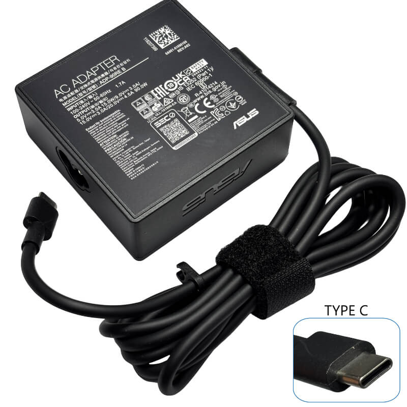 ADAPTADORES ASUS 20V 4.5A 90W TYPE C