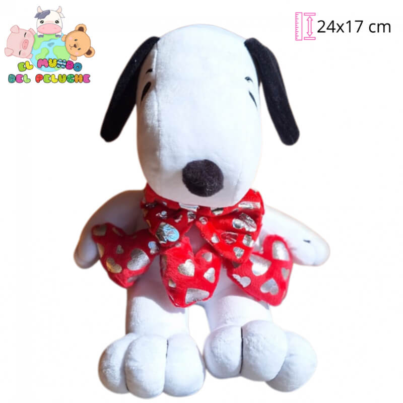 Peluche | Snoopy 3 Corazones #1 | 24 x 17 cm | El Mundo del Peluche