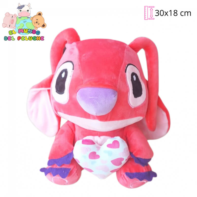 Angela Cabezona #2 con Corazón | 30 x 18 cm | El Mundo del Peluche