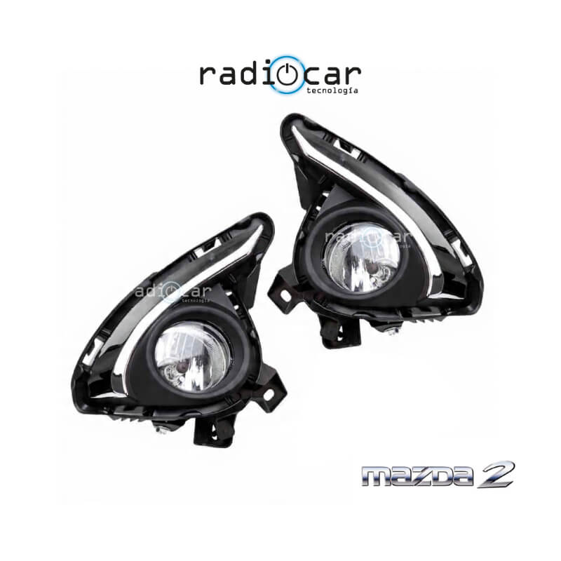 Neblinero Mazda 2 2015 neblineros + relay + botón