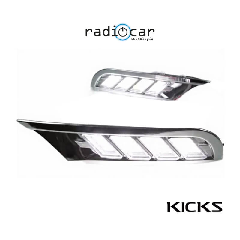 Neblineros + luz diurna Nissan Kicks 2017 - 2019
