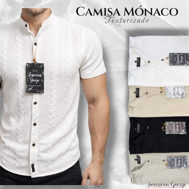CAMISA MONACO TEXTURIZADO