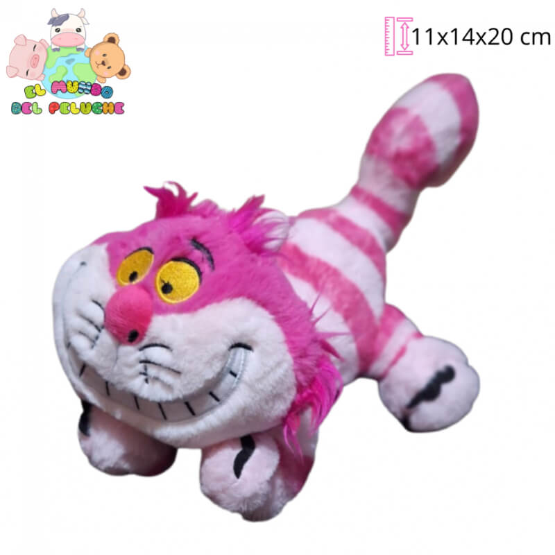 Peluche Importado | Gato Risón – Alicia en el País de las Maravillas | 11 x 14 x 20 cm | El Mundo del Peluche