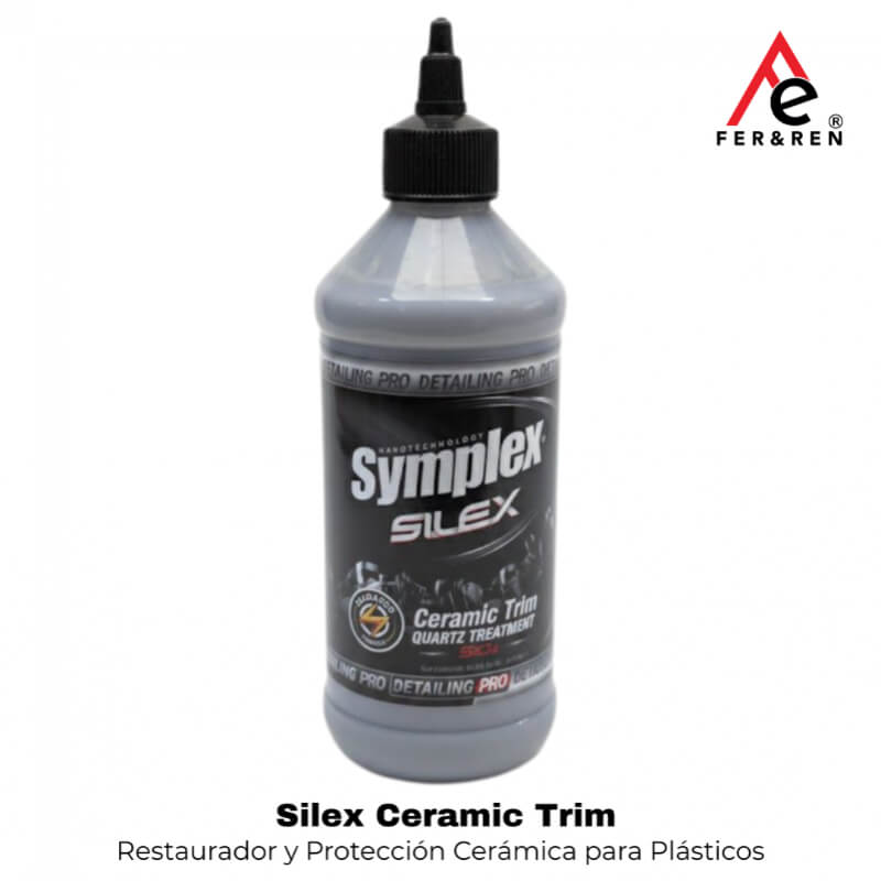 SYMPLEX, Silex Ceramic Trim – Restaurador y Protección Cerámica para Plásticos 473 ml