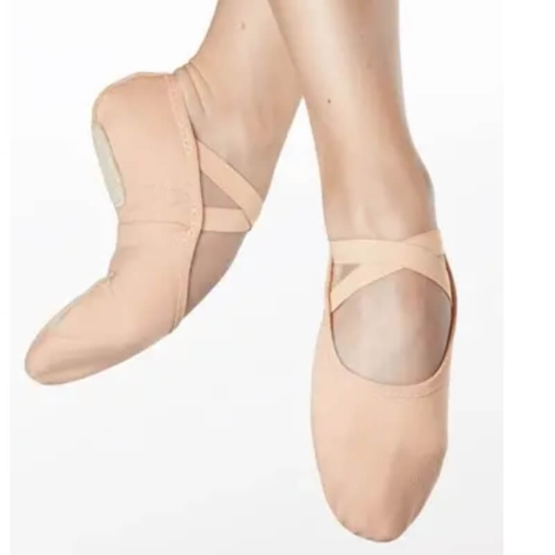 Stretch canvas split-sole
