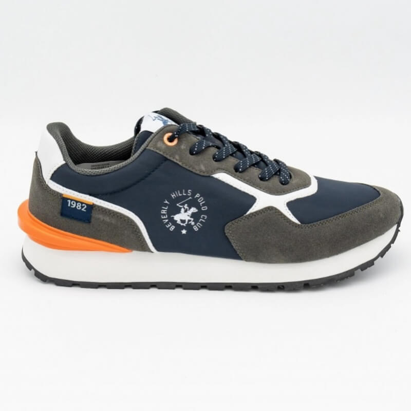 Zapatos Retro Beverly Hills Polo Club Navy/Grey
