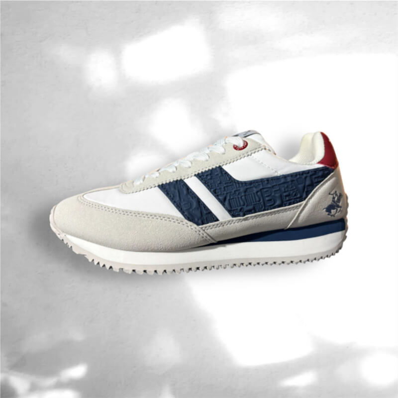 Zapatos Running M-7 Beverly Hills Polo Club White/Navy
