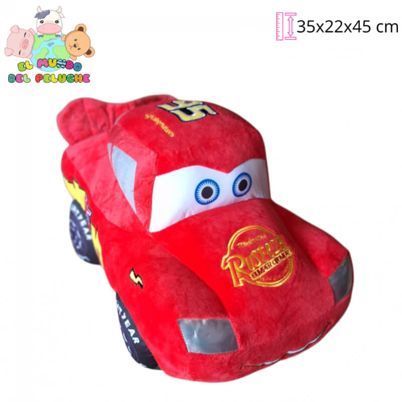 Rayo McQueen | Peluche Importado | 35x22x45 cm | El Mundo del Peluche