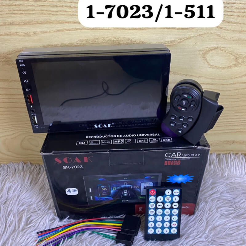 Radio MP5 full touch doble DIM Carplay