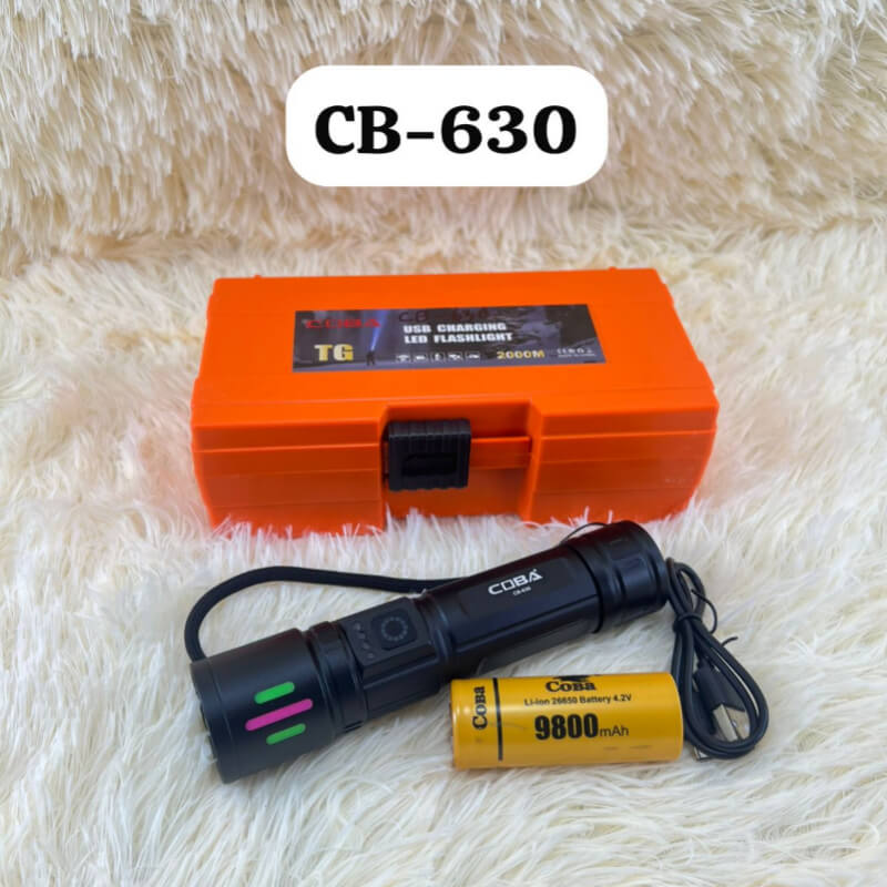 linterna recargable de mano