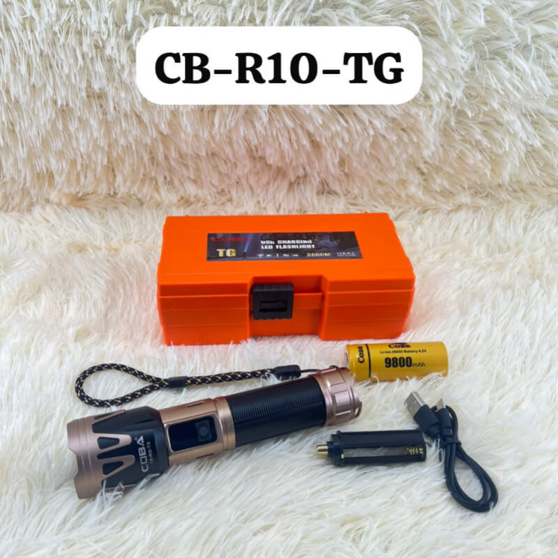 linterna recargable de mano