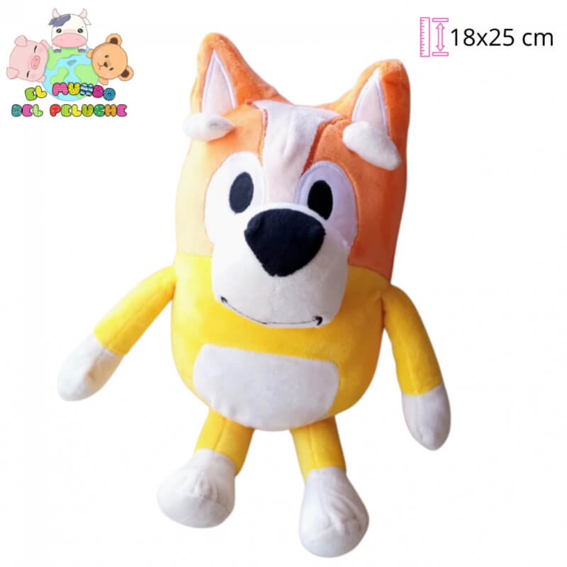 Peluche Bingo #1 Importado | Diseño Infantil Colorido | 18 x 25 cm | El Mundo del Peluche