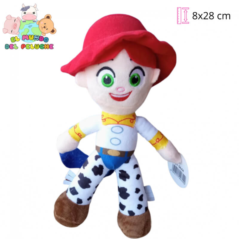 Peluche Jessie Importado | Personaje Clásico Toy Story | 8 x 28 cm | El Mundo del Peluche