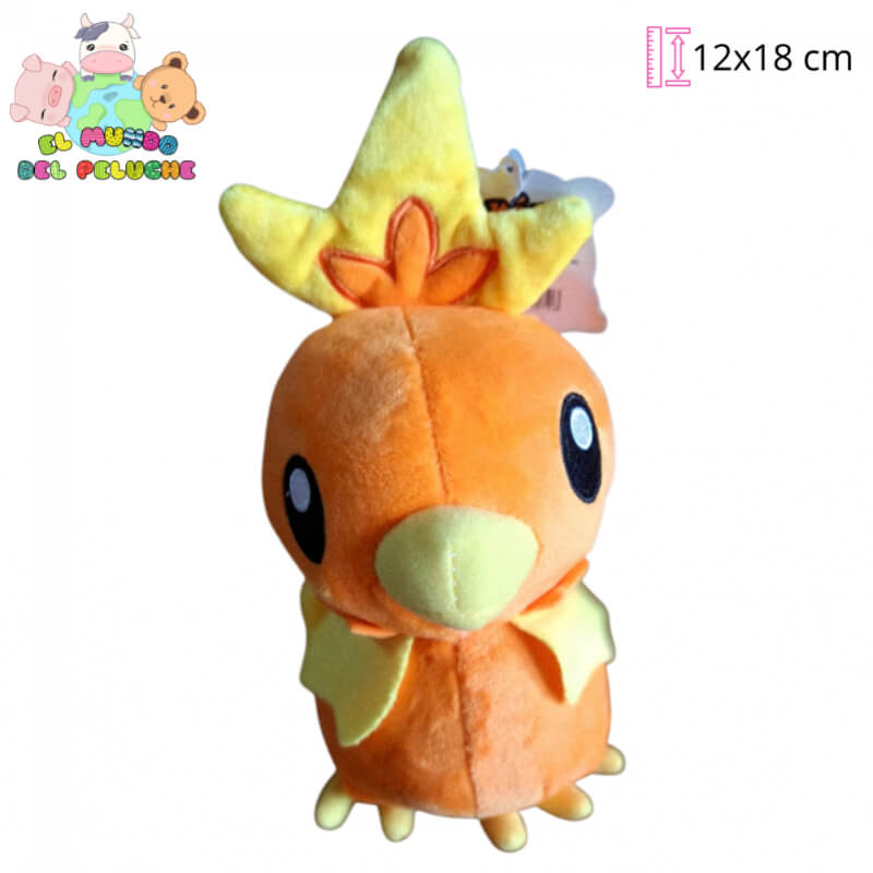 Peluche Pokémon Torchic Importado | Personaje Adorable | 12x18 cm | El Mundo del Peluche