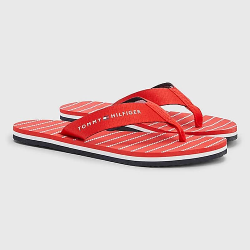 Sandalias Tommy Hilfiger Webbing Pool Red